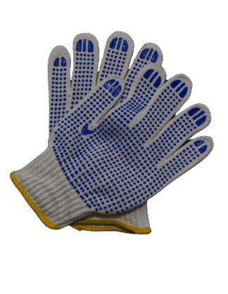 Grey and blue Holmes Workwear Textile Gloves